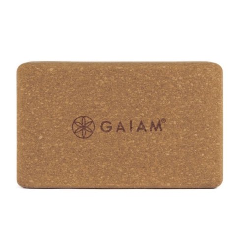 Kostka do jogi GAIAM z korka 52292 Kostka do jogi GAIAM z korka 52292