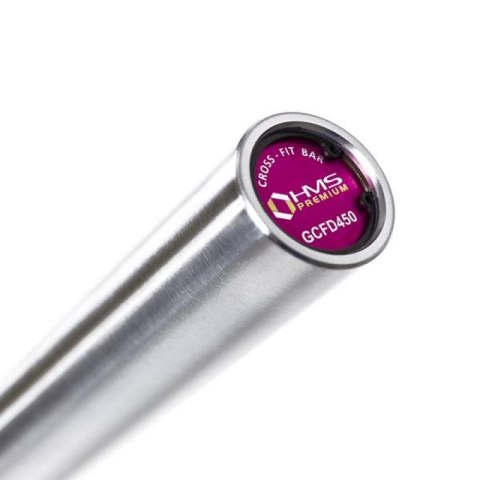 Gryf do corssfitu HMS premium GCFD450 201cm 15kg Gryf do corssfitu HMS premium GCFD450 201cm 15kg