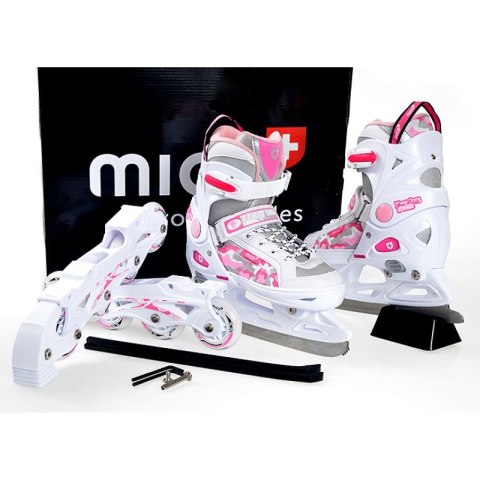 Łyżworolki Mico Princes 2w1 PW-126B-8 Łyżworolki Mico Princes 2w1 PW-126B-8
