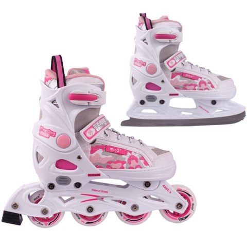 Łyżworolki Mico Princes 2w1 PW-126B-8 Łyżworolki Mico Princes 2w1 PW-126B-8