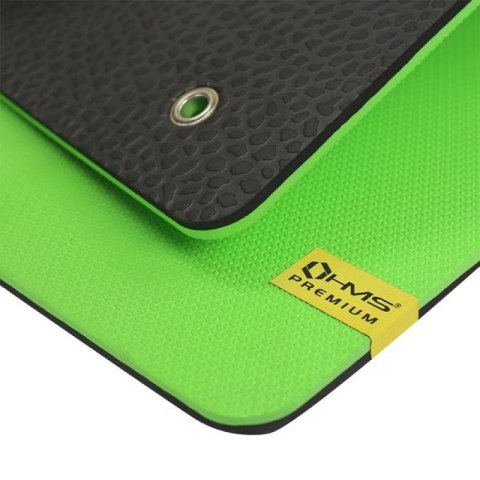 Mata fitness klubowa z otworami HMS Premium MFK01 Green-Black Mata fitness klubowa z otworami HMS Premium MFK01 Green-Black