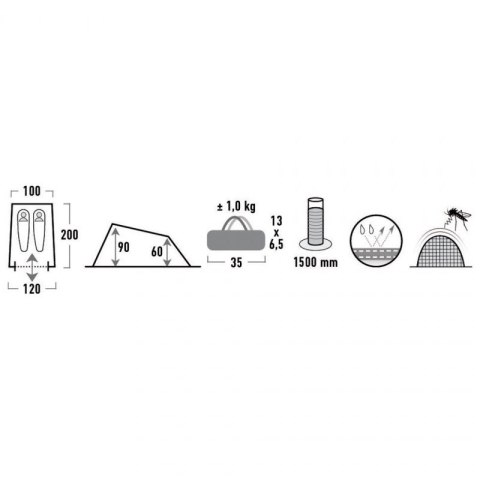 Namiot High Peak Minilite 2os 10157 Namiot High Peak Minilite 2os 10157